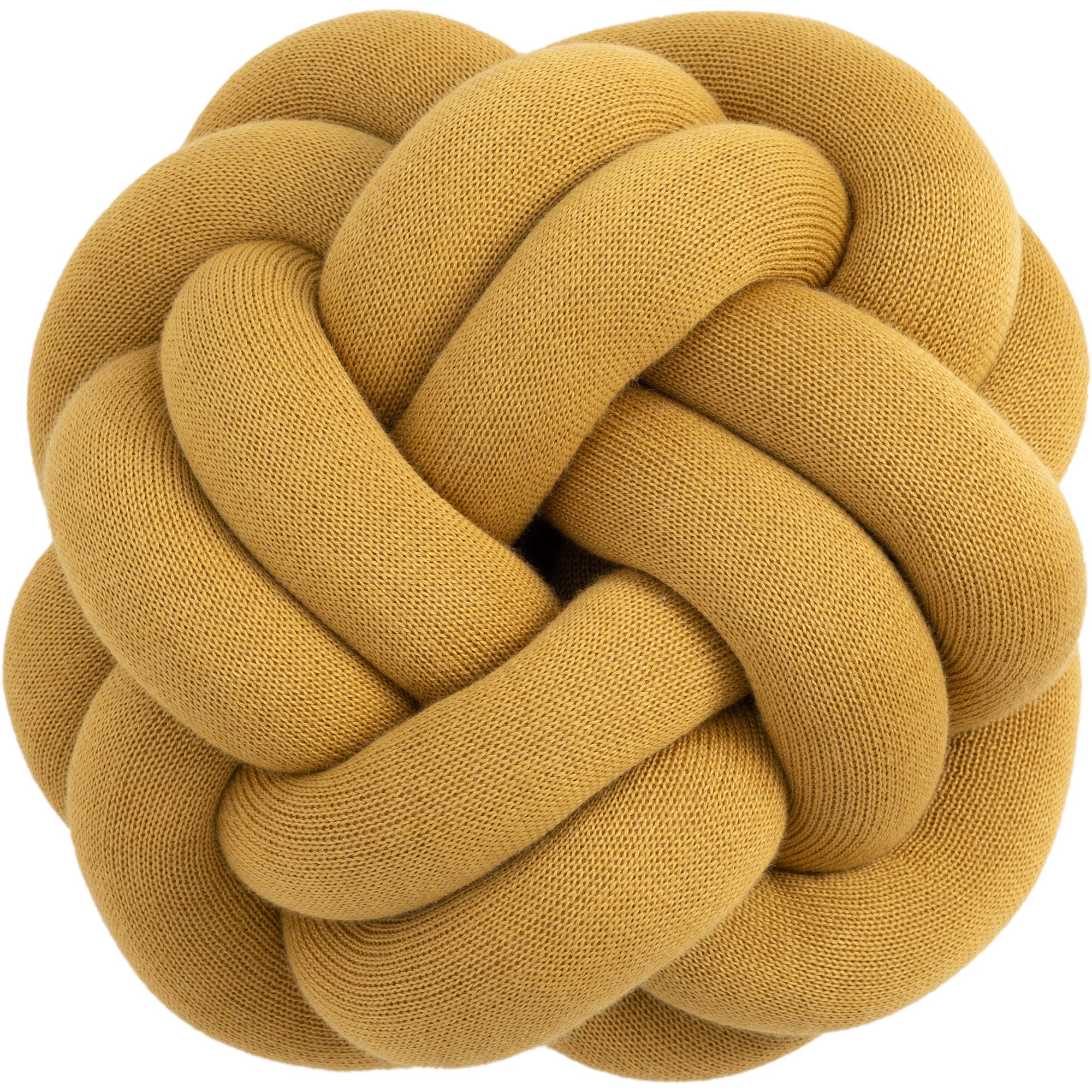 Knot Cushion– Ø25,5 x H19,5 cm – Yellow