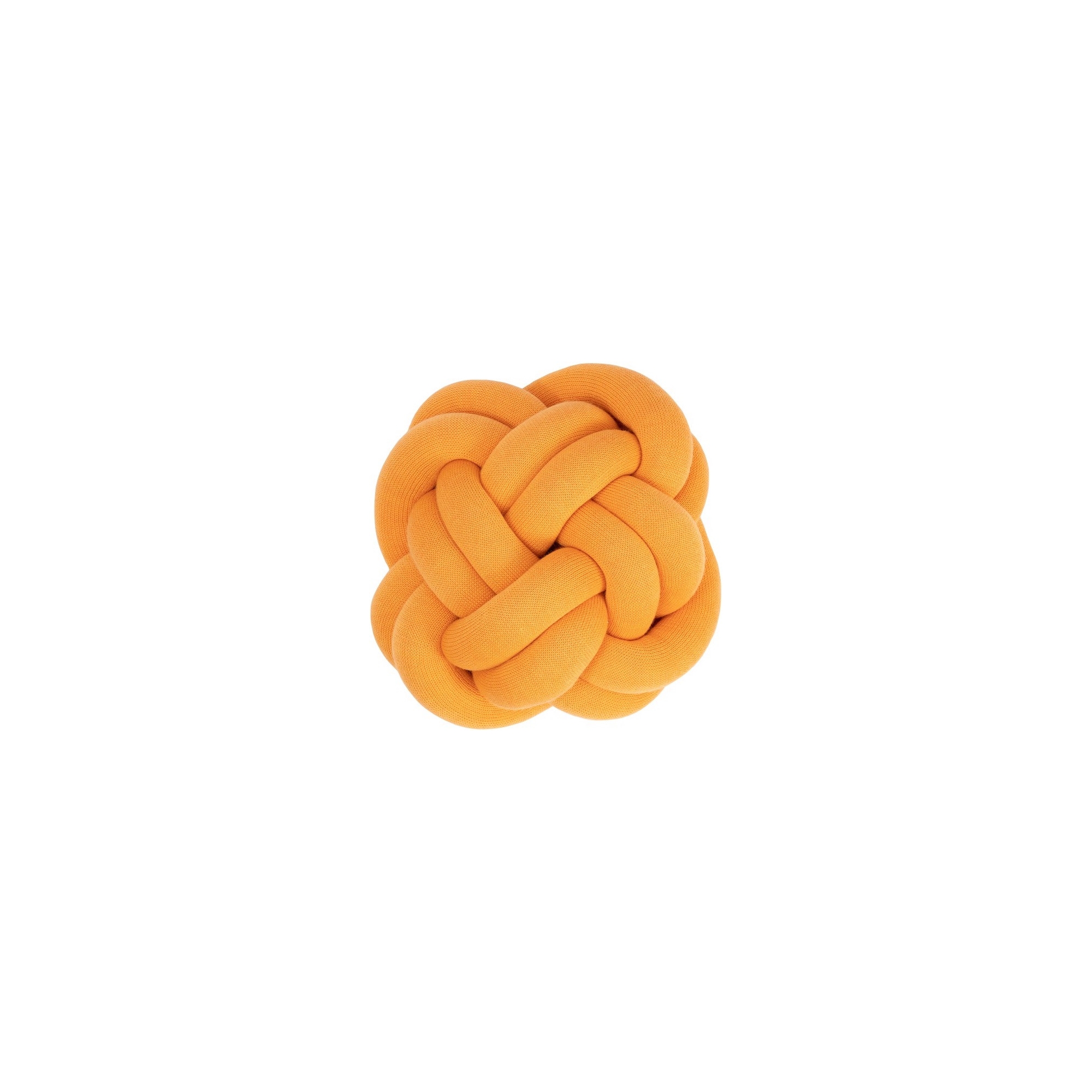 Coussin Knot – Ø25,5 x H19,5 cm – Abricot