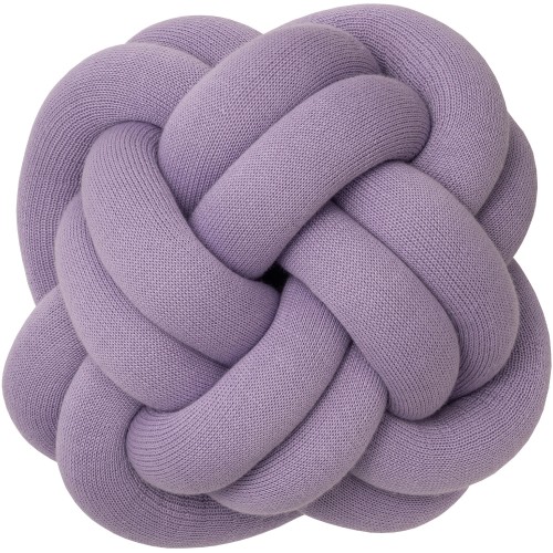 Coussin Knot – Ø25,5 x H19,5 cm – Lila