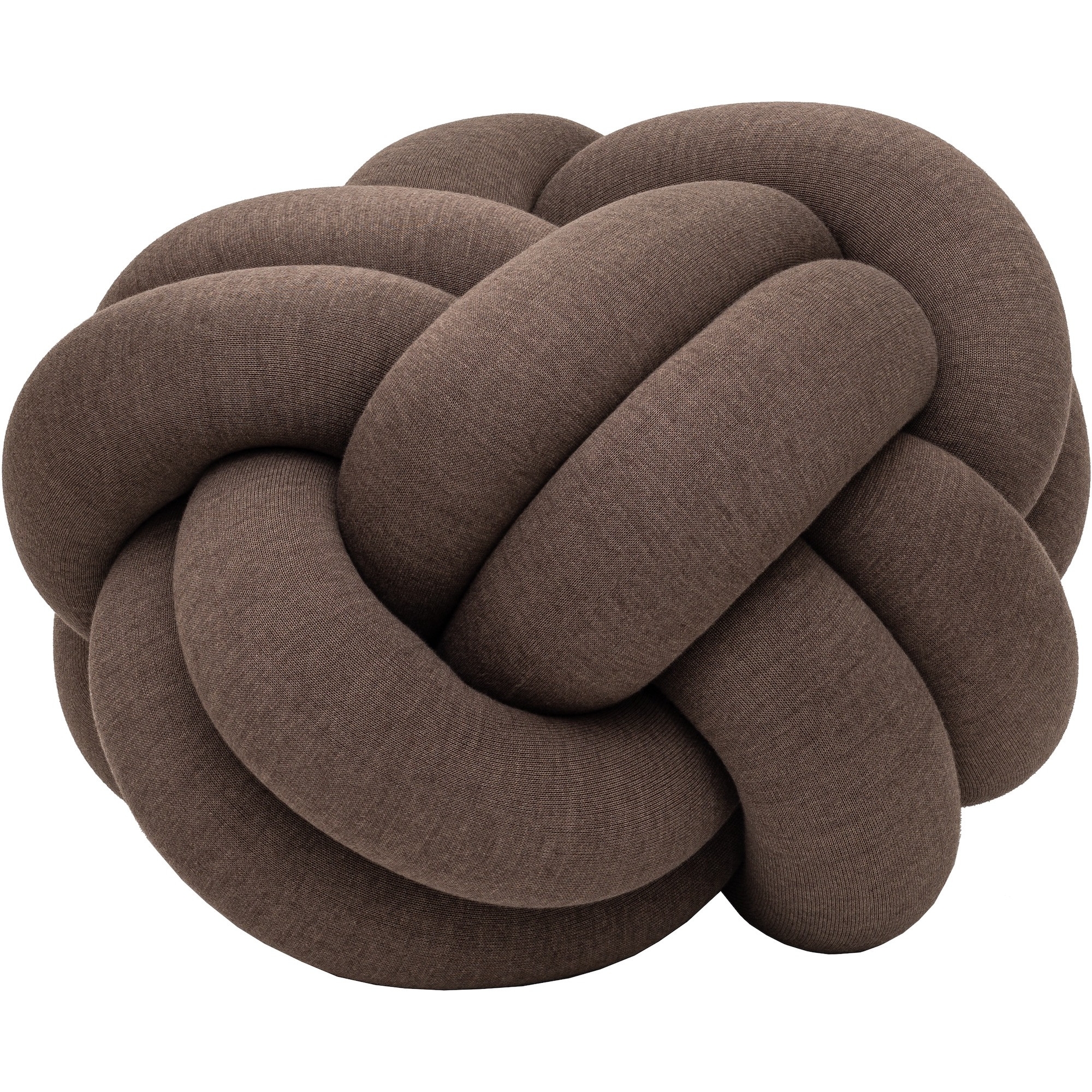 Coussin Knot XL – 70 x H50 cm – Marron - Design House Stockholm