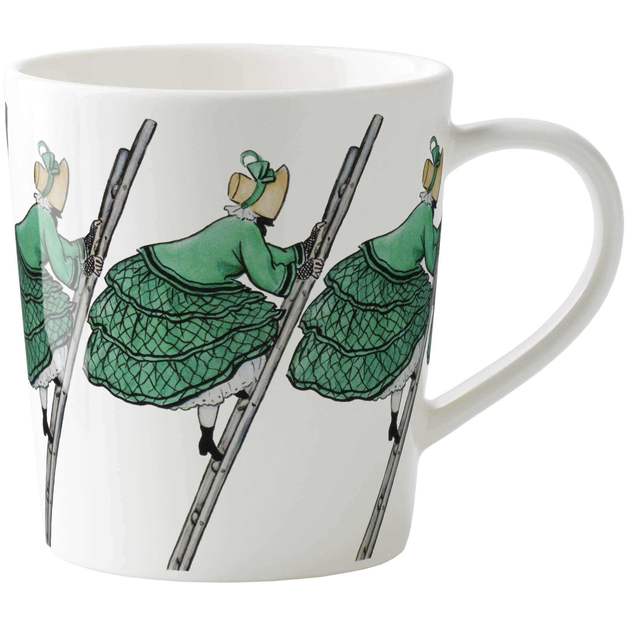 Tasse avec poignée Elsa Beskow – 40cl – Aunt Green - Design House Stockholm