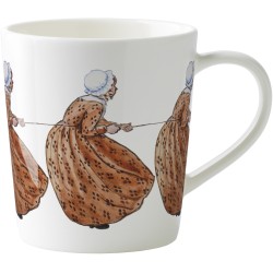 Elsa Beskow Mug with Handle – 40cl – Aunt Brown - Design House Stockholm