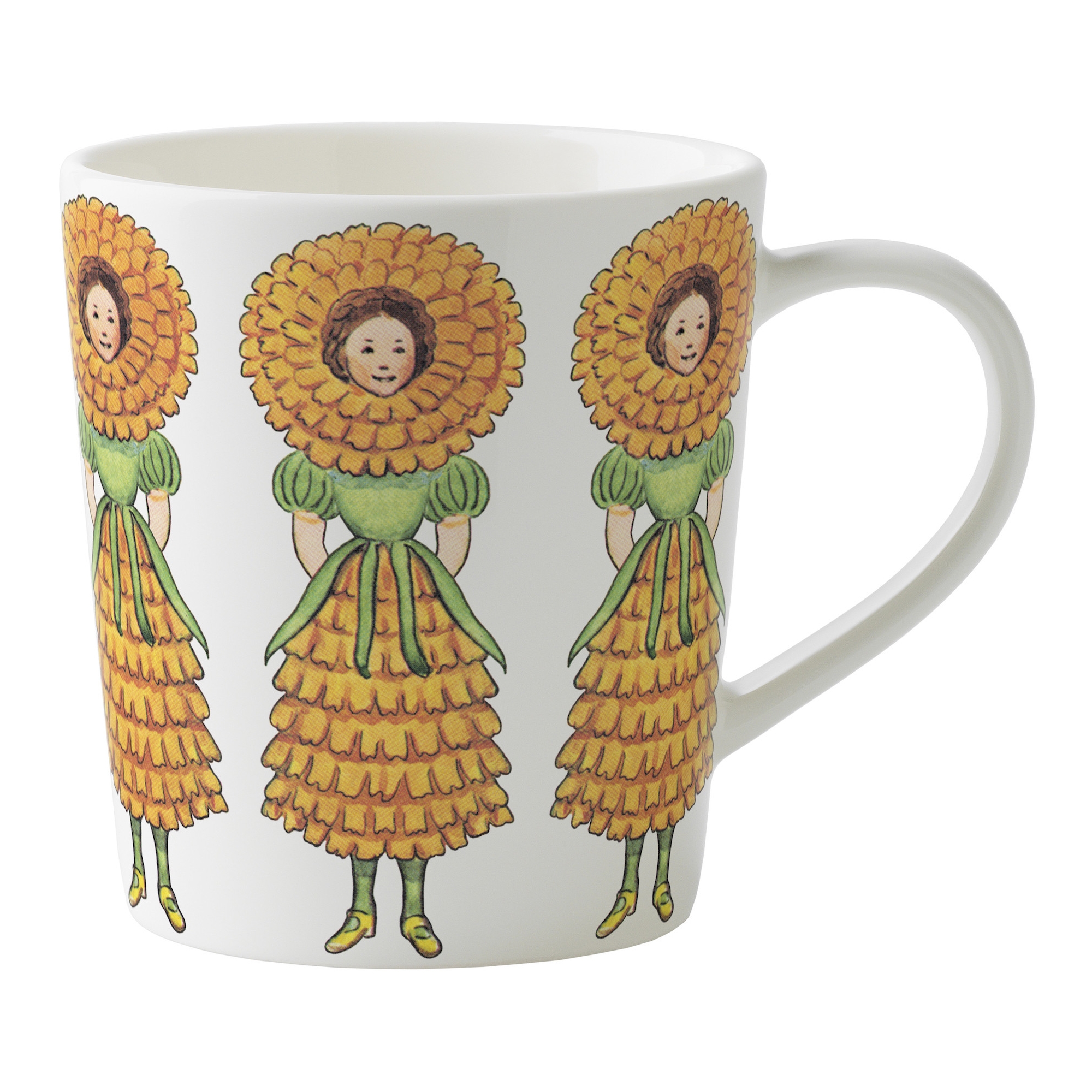 Elsa Beskow Mug with Handle – 40cl – Mrs. Mariegold - Design House Stockholm