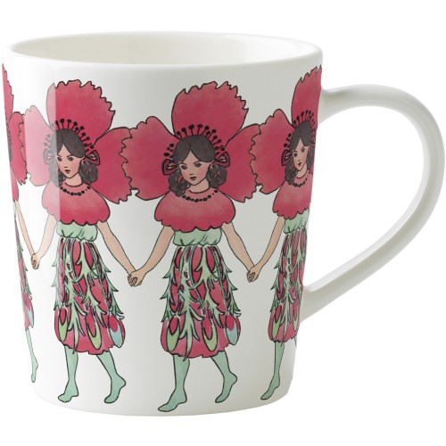 Elsa Beskow Mug with Handle – 40cl – Poppy - Design House Stockholm