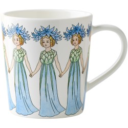 Elsa Beskow Mug with Handle – 40cl – Cornflower - Design House Stockholm