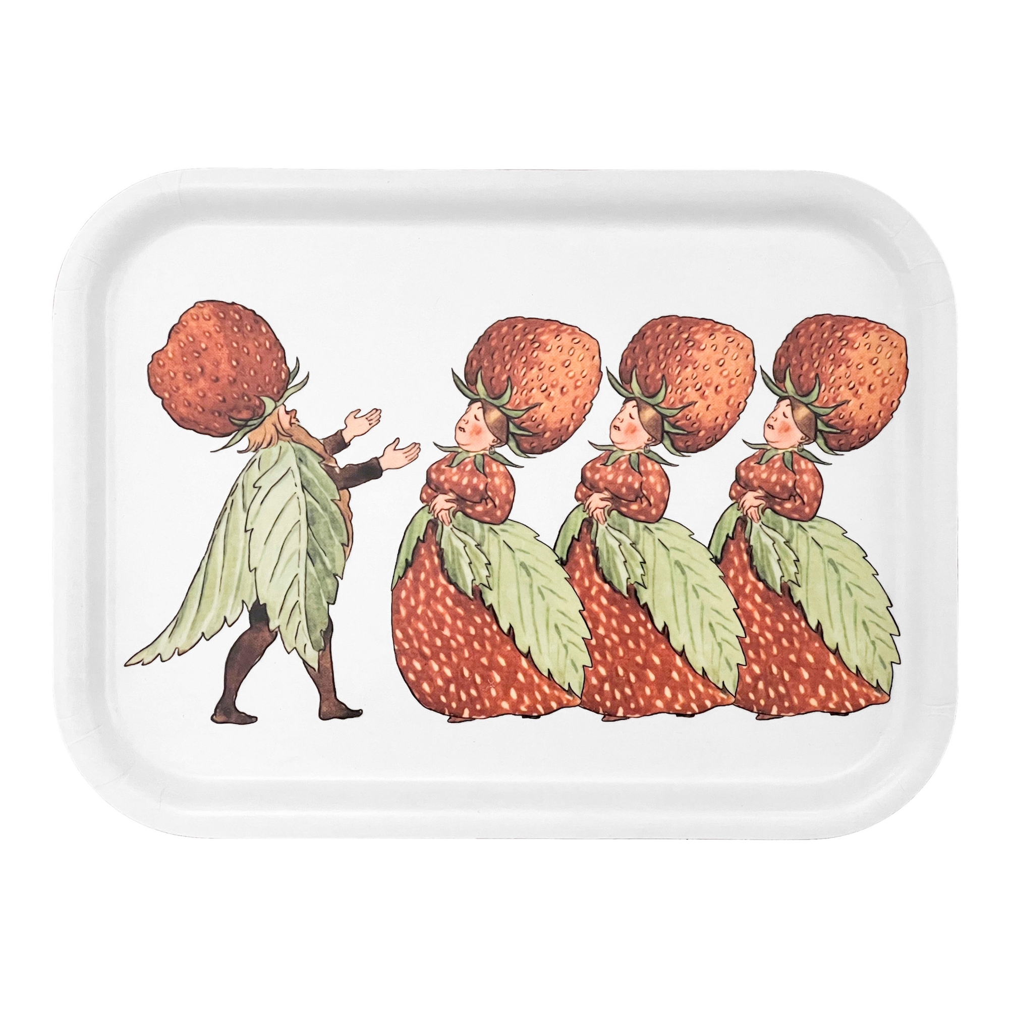 Elsa Beskow Tray – 20 x 27 cm – The Strawberry Familly - Design House Stockholm