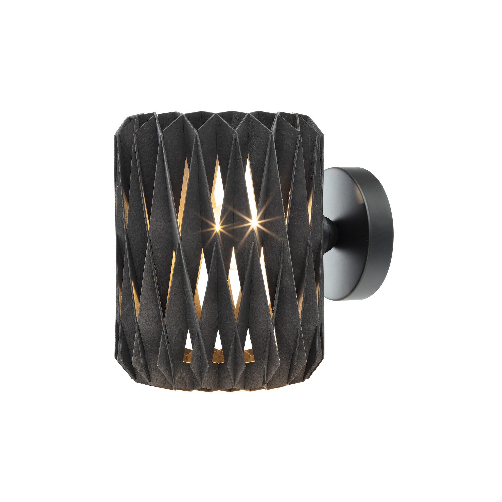 Pilke Signature 18 wall lamp - black