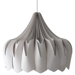 Pioni pendant L - white - Pilke Light