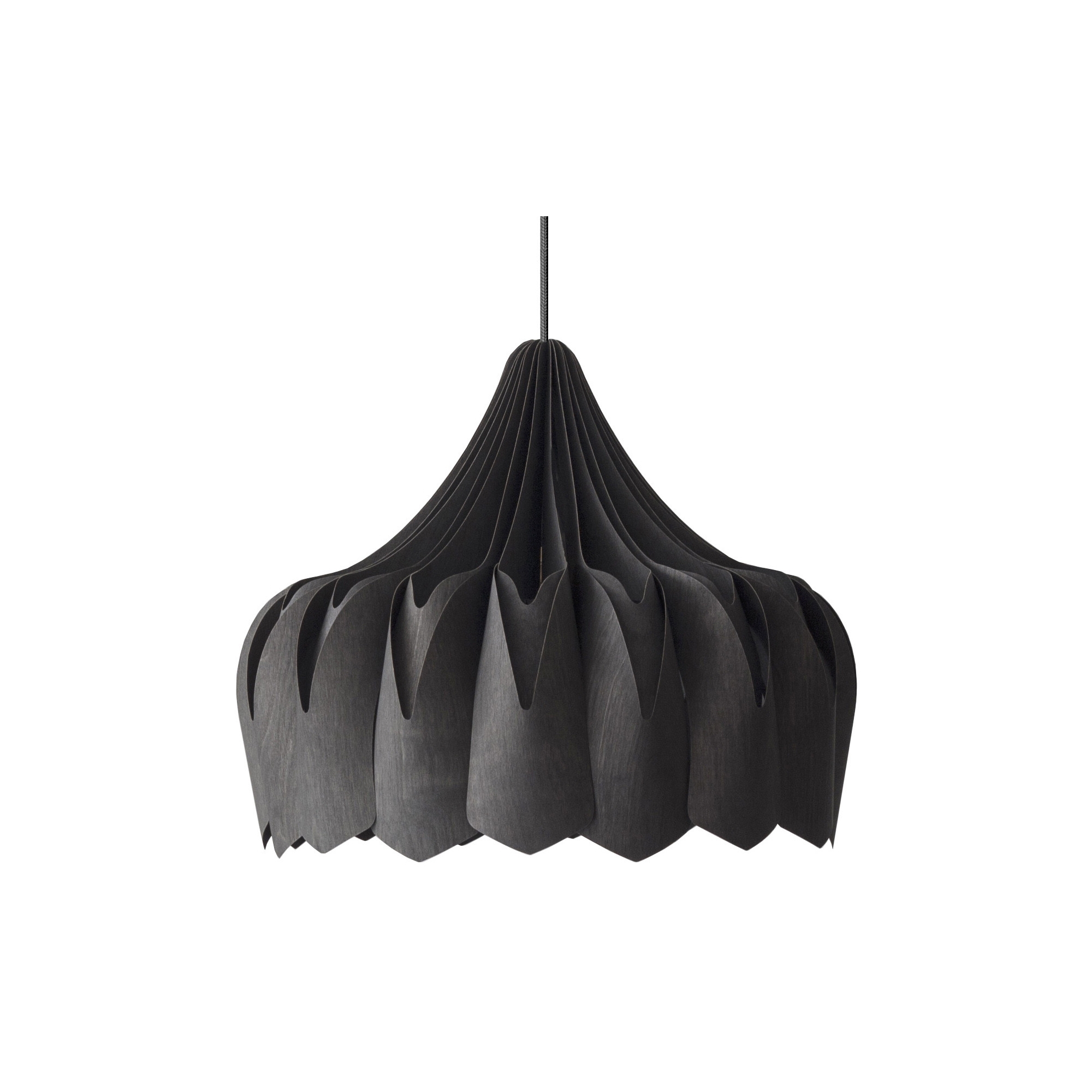 Pioni pendant L - black - Pilke Light