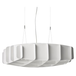 Ristikko pendant 65 - white - Pilke Light