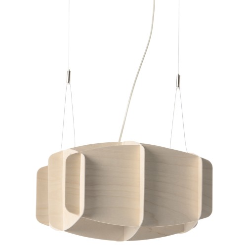 Ristikko pendant 37 - birch - Pilke Light