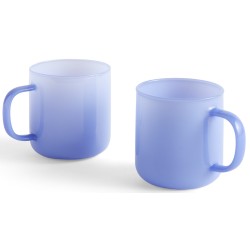 set de 2 mug 300 ml bleu jade clair – Borosilicate - HAY