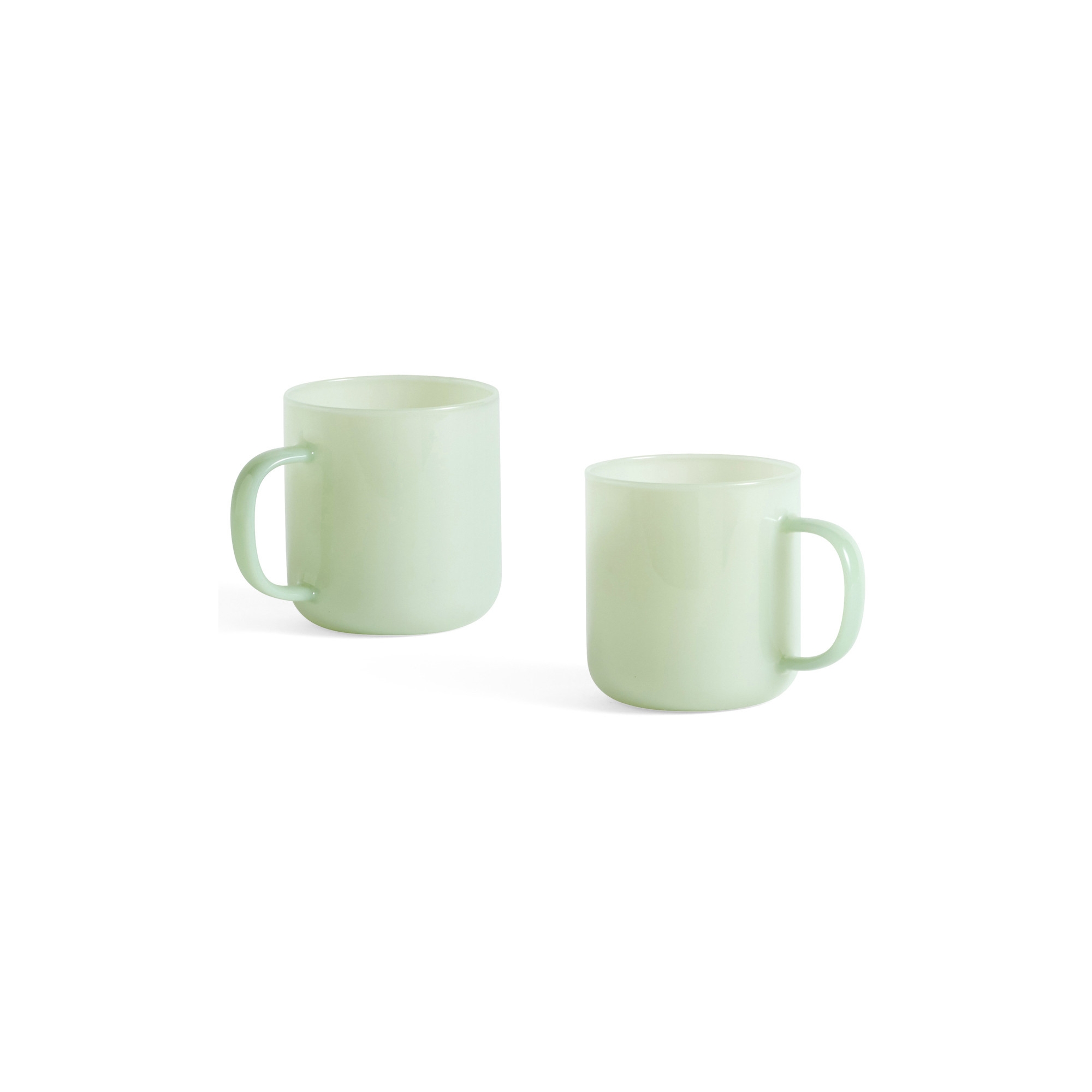 300 ml set of 2 mug jade light green – Borosilicate - HAY