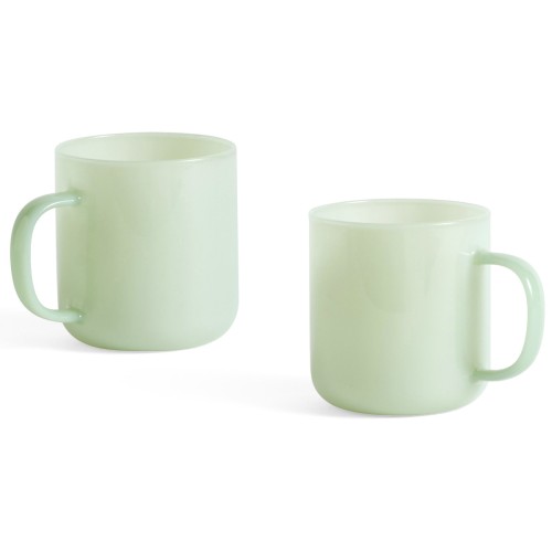 set de 2 mug 300 ml vert jade clair – Borosilicate - HAY