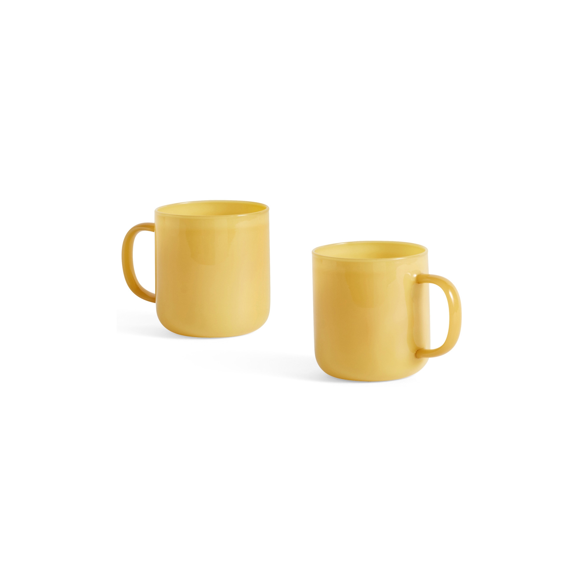 set de 2 mug 300 ml jaune jade – Borosilicate - HAY