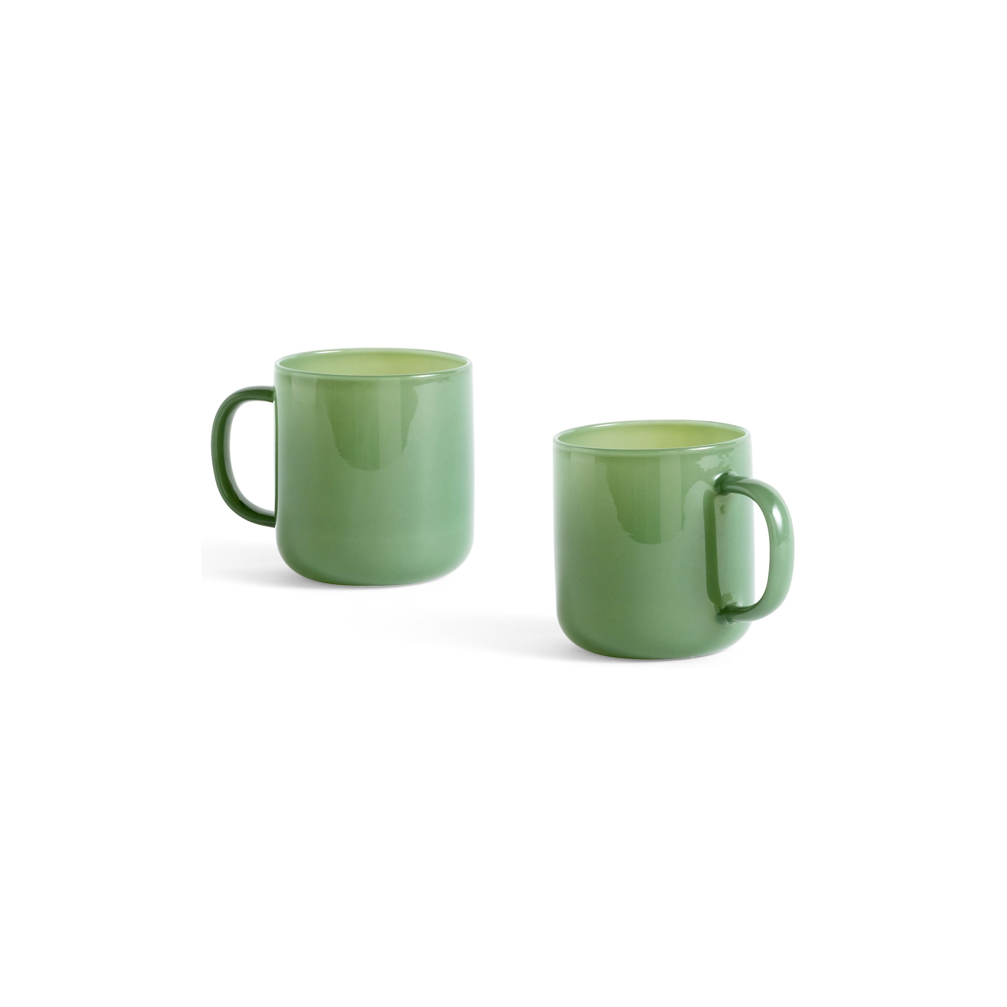 set de 2 mug 300 ml vert jade – Borosilicate - HAY