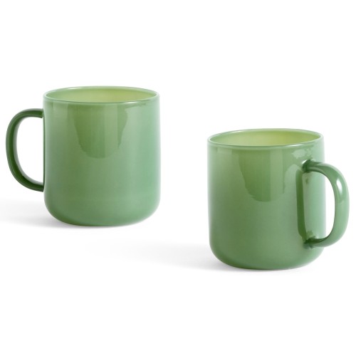 set de 2 mug 300 ml vert jade – Borosilicate - HAY