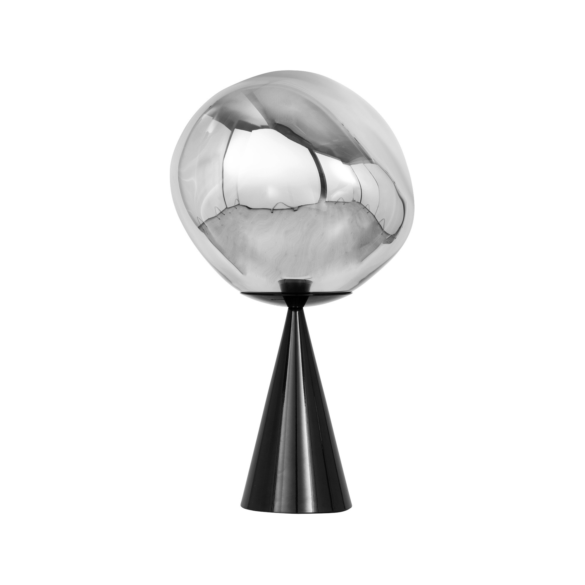 Lampe de table Melt – Cone Fat – Chrome - Tom Dixon