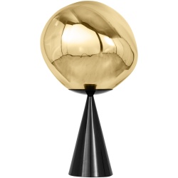 Melt Table lamp – Cone Fat – Gold - Tom Dixon