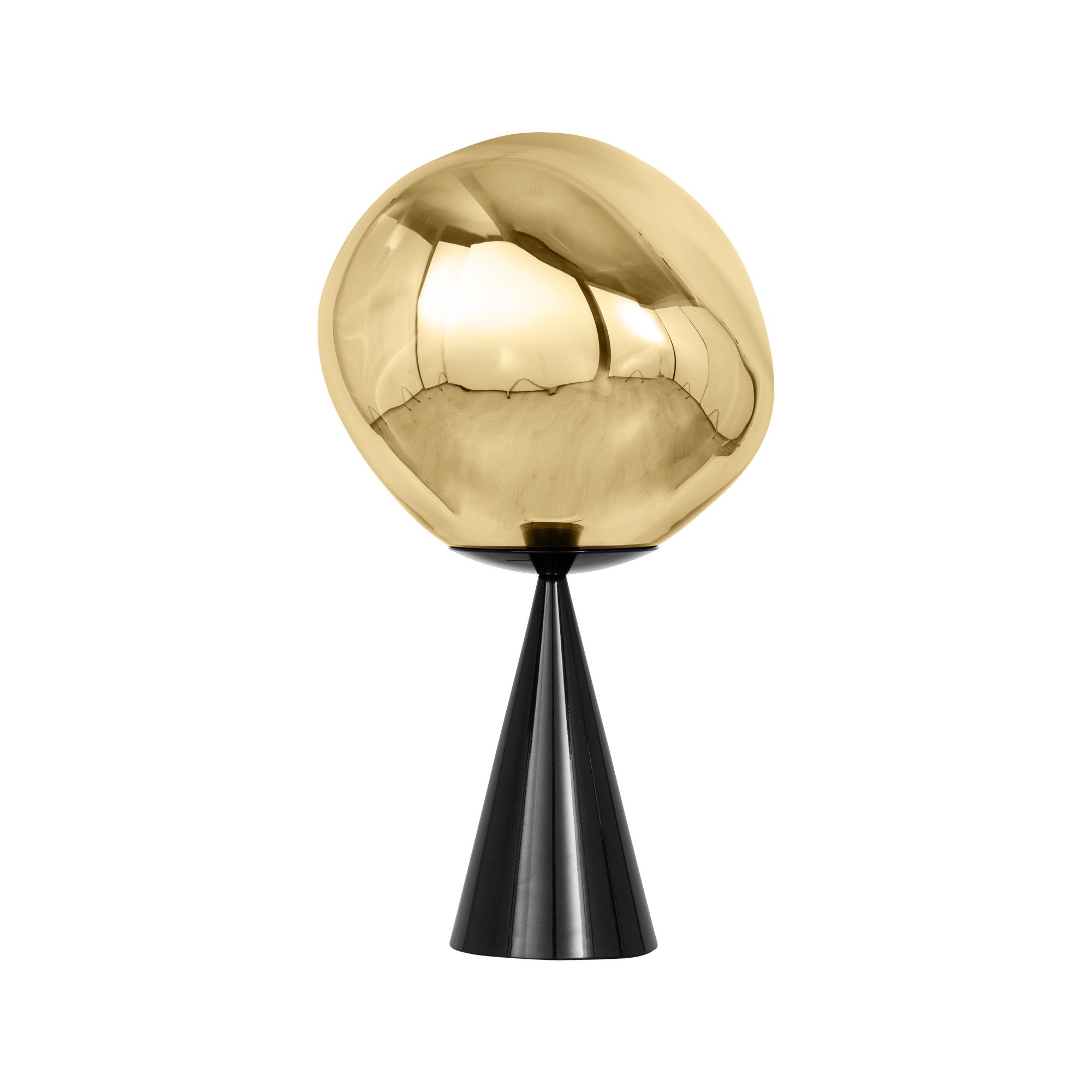 Melt Table lamp – Cone Fat – Gold - Tom Dixon