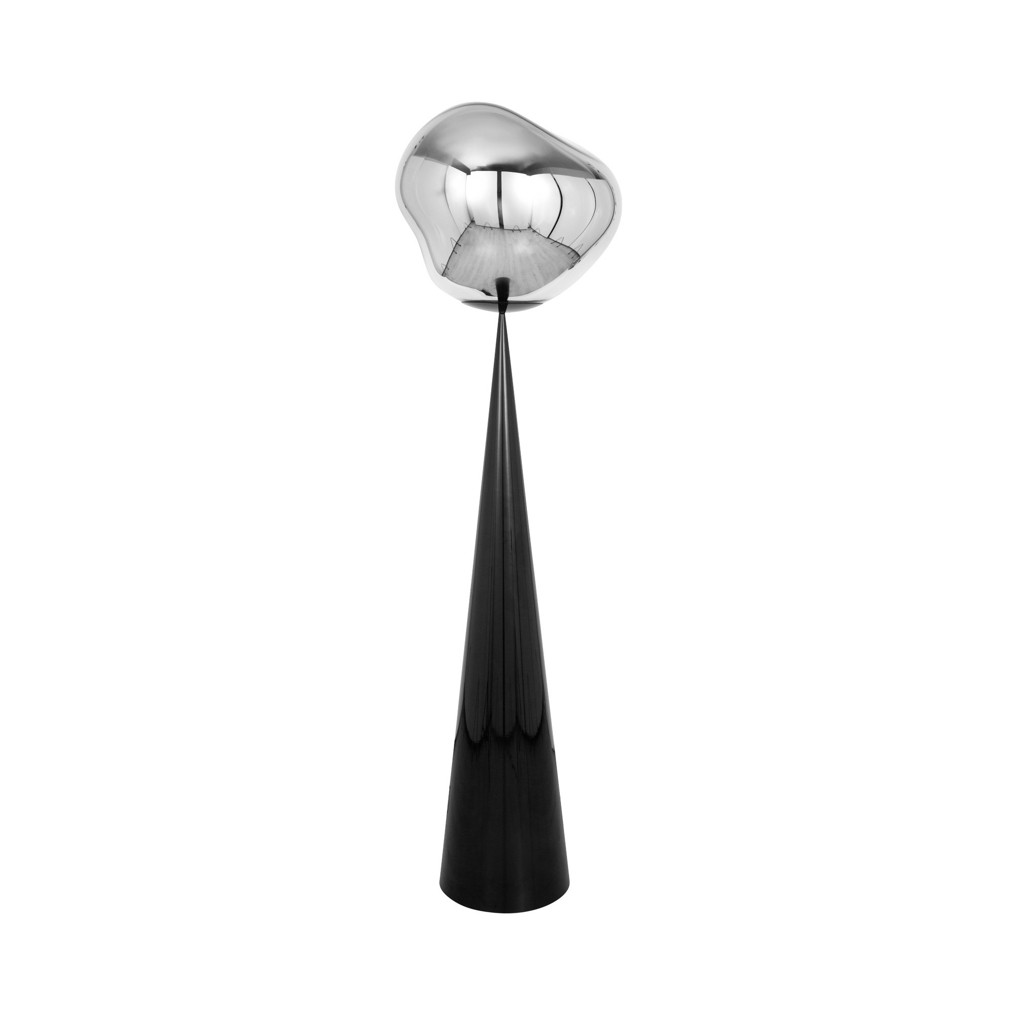 Lampadaire Melt – Cone Fat – Chrome - Tom Dixon