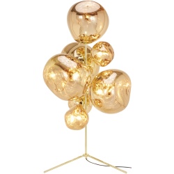 Melt Floor lamp – Chandelier – Gold - Tom Dixon