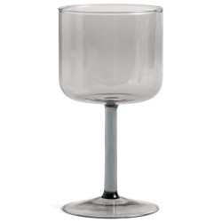 set de 2 verre à vin 250 ml Gris – Tint - HAY