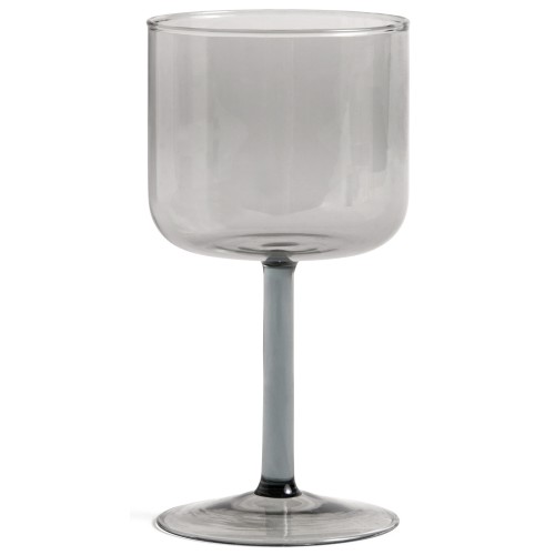 set de 2 verre à vin 250 ml Gris – Tint - HAY