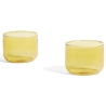 200ml set of 2 glasses Light yellow and white – Tint - HAY