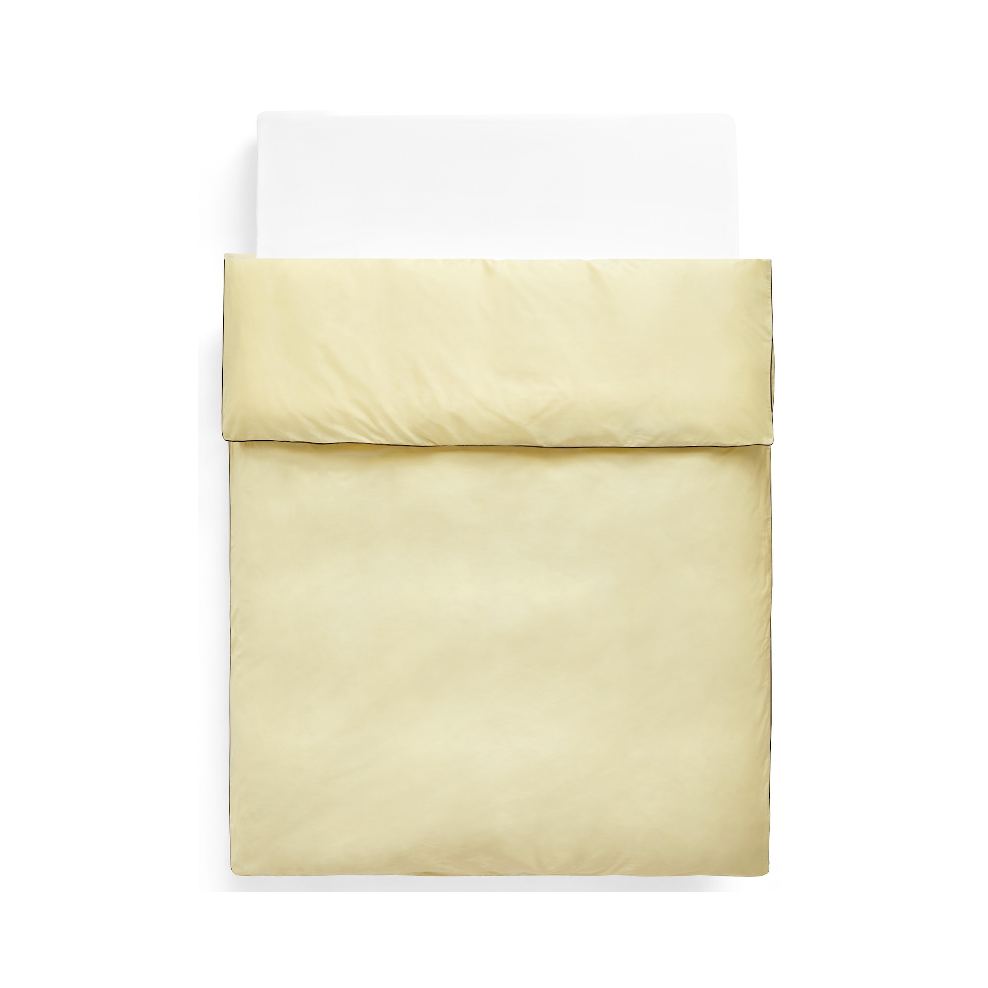 Outline duvet cover 140x200cm – soft yellow – Hay