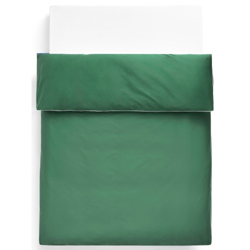 Outline duvet cover 140x200cm – emerald green – Hay