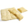 EPUISE – housse de coussin Duo 65x65cm – jaune doré – Hay