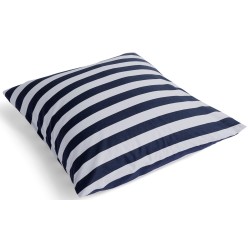 housse de coussin Été 65x65cm – bleu nuit et gris clair – Hay