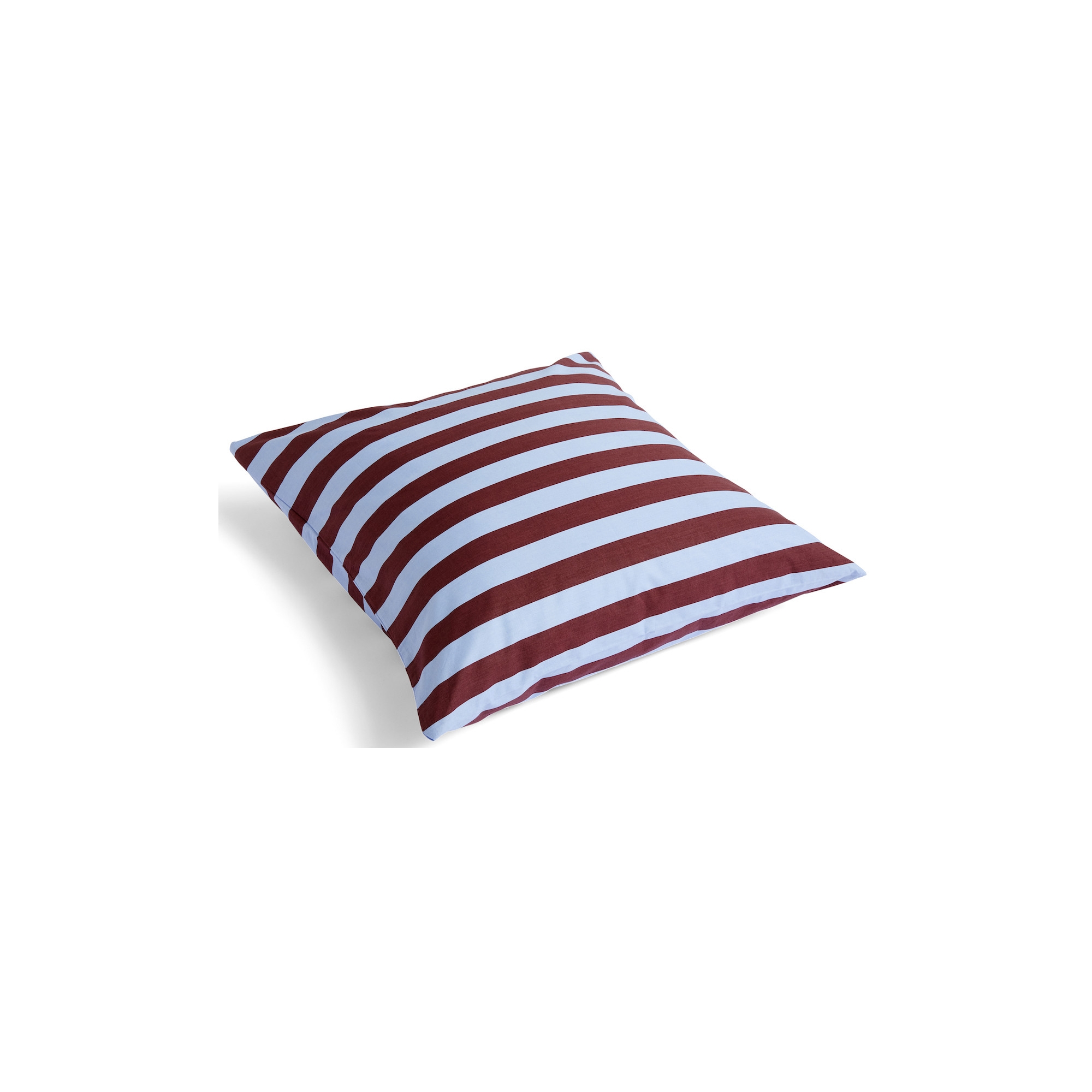 Été pillow case 65x65cm – bordeaux and sky blue – Hay