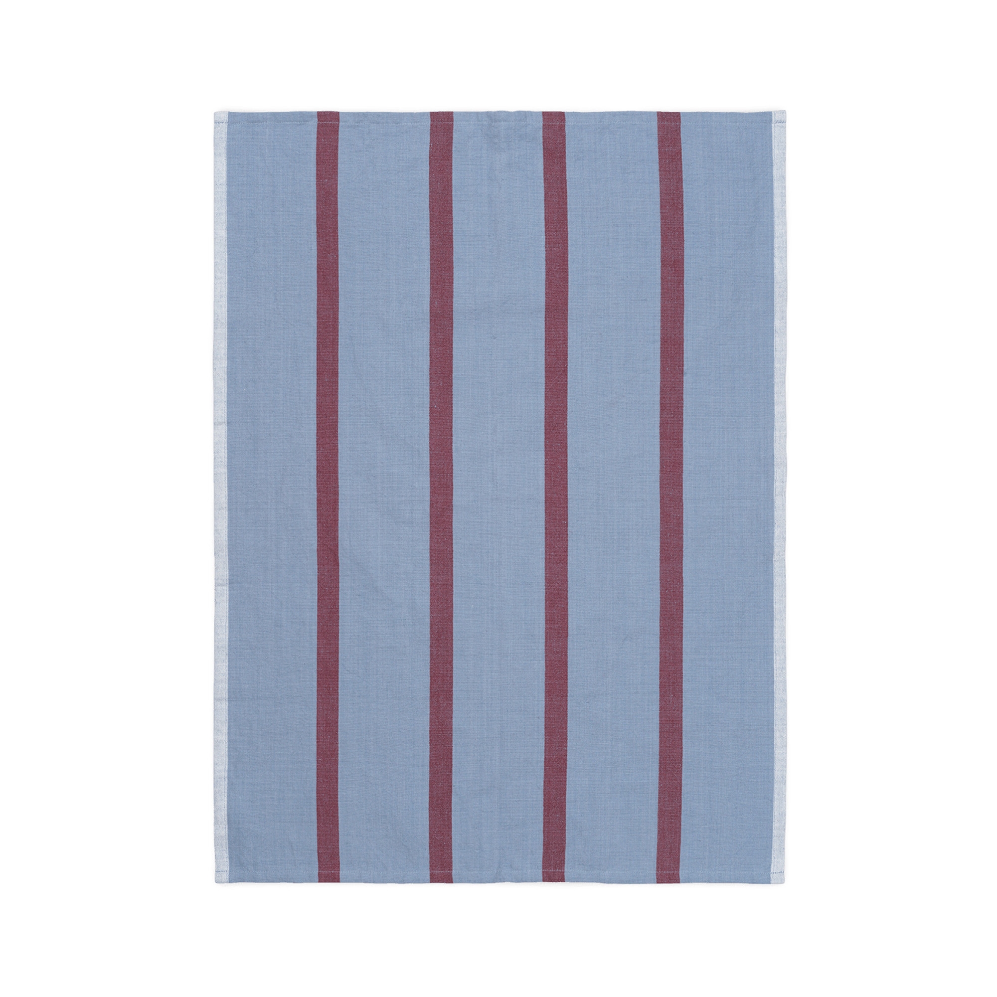 Faded blue / burgundy - Hale tea towel - Ferm Living