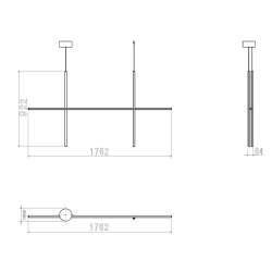 suspension Coordinates S2 – argent – Flos (F1862033)