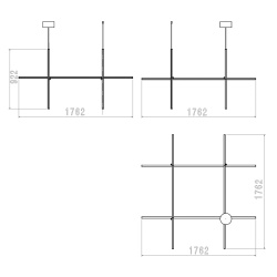 suspension Coordinates S4 – argent – Flos (F1854033)