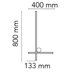 applique Coordinates W2 – argent – Flos (F1811033)