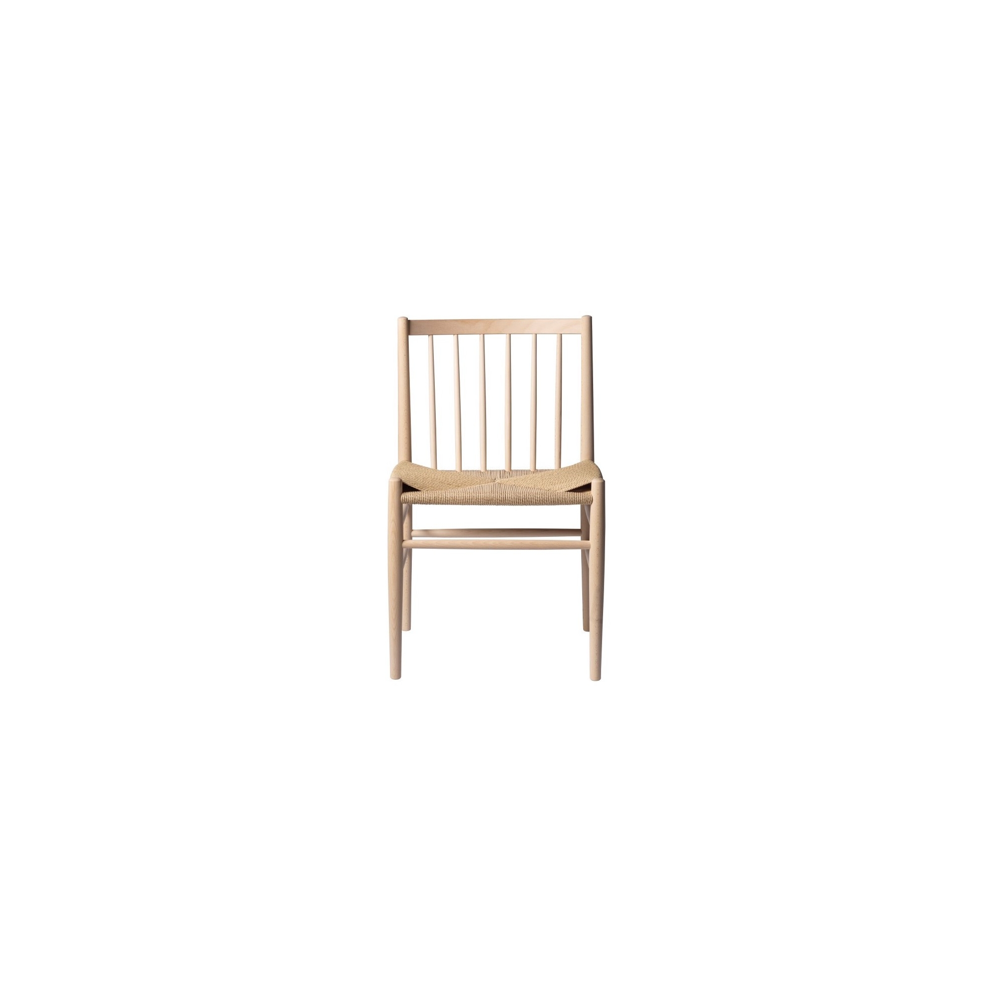 natural paper cord /  soap-treated beech - J80 chair - FDB Møbler