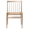 cordage naturel / hêtre savonné - chaise J80 - FDB Møbler