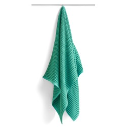 serviette de bain Waffle 70x140cm – vert émeraude – Hay