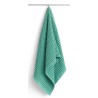 WAFFLE Hand towel - Emerald green 50 x 100 cm - HAY