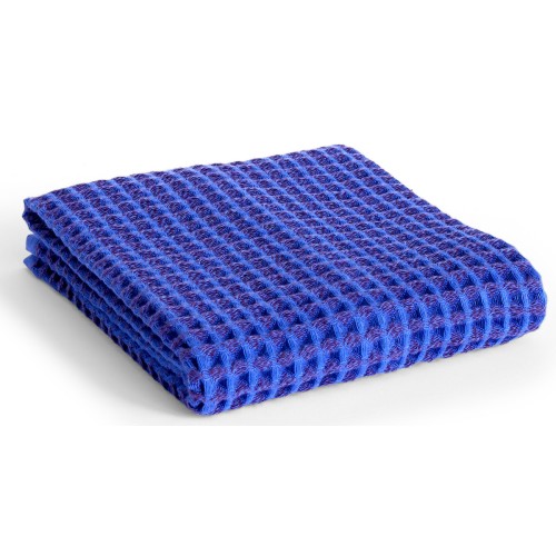 EPUISE - Serviette pour les mains WAFFLE - Bleu vibrant 50 x 100 cm - HAY