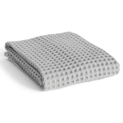 EPUISE Serviette pour les mains WAFFLE - Gris 50 x 100 cm - HAY