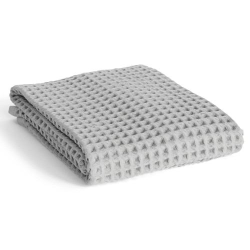 EPUISE Serviette pour les mains WAFFLE - Gris 50 x 100 cm - HAY