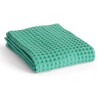 WAFFLE Hand towel - Emerald green 50 x 100 cm - HAY