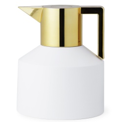 Blanc / doré - thermos Geo 1L - Normann Copenhagen