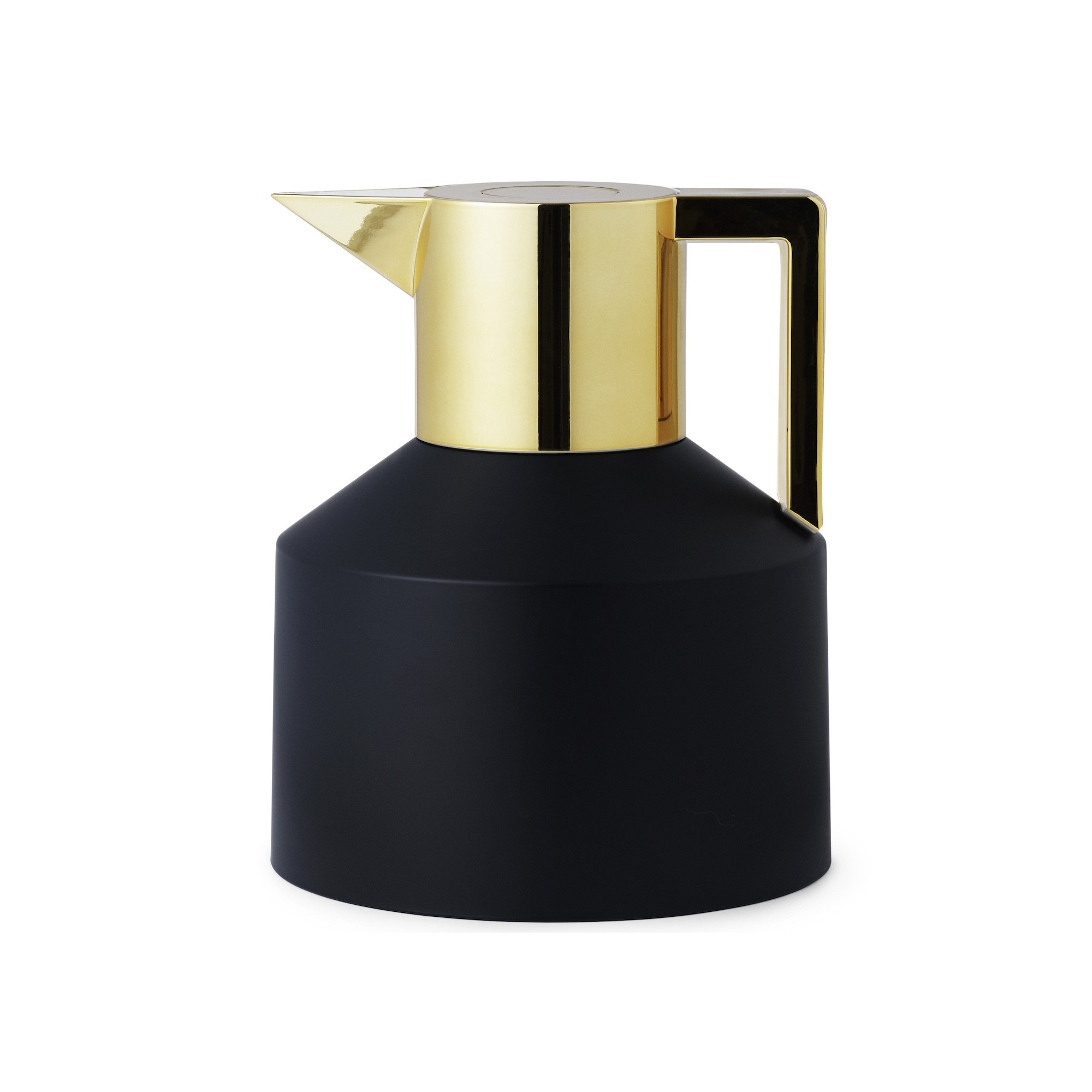 Black / gold - Geo vacuum jug 1L - Normann Copenhagen