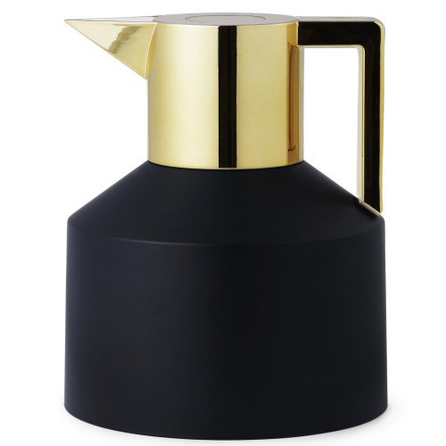 Black / gold - Geo vacuum jug 1L - Normann Copenhagen