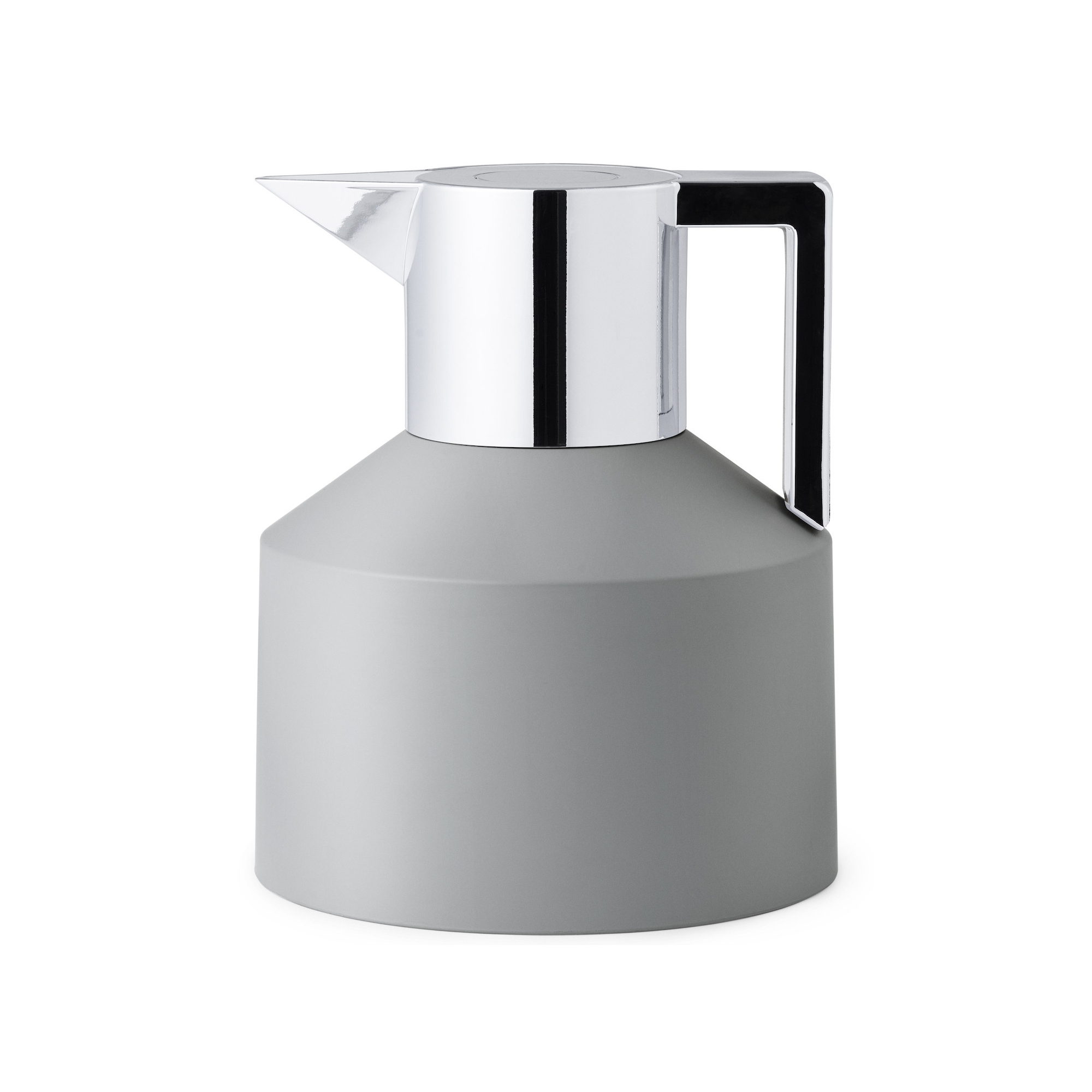 Grey / silver - Geo vacuum jug 1L - Normann Copenhagen